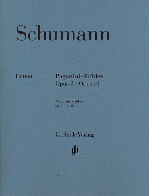 Paganini-Studies op. 3 und 10 = Paganini-Etüden op. 3 und 10. 9790201806143