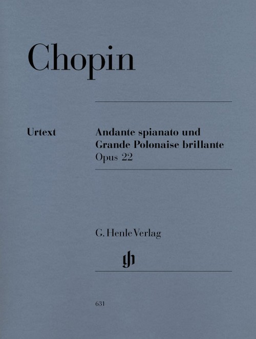 Andante spinato and Grande Polonaise Brillante E flat major op. 22 = Andante spinato und Grande Polonaise brillante Es-Dur op. 22. 9790201806310