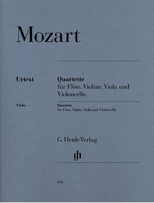 Flute Quartets for Flute, Violin, Viola and Violoncello = Flötenquartette
