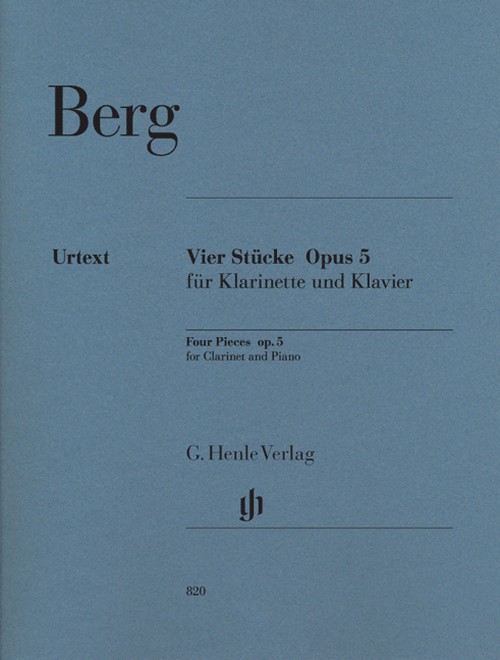 4 Pieces op. 5 = Vier Stücke op. 5. 9790201808208