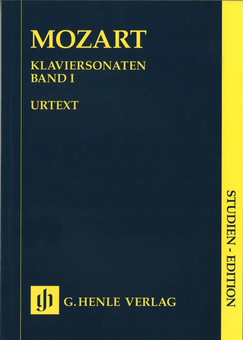 Piano Sonatas Band 1, study score = Klaviersonaten Band 1, Studienpartitur
