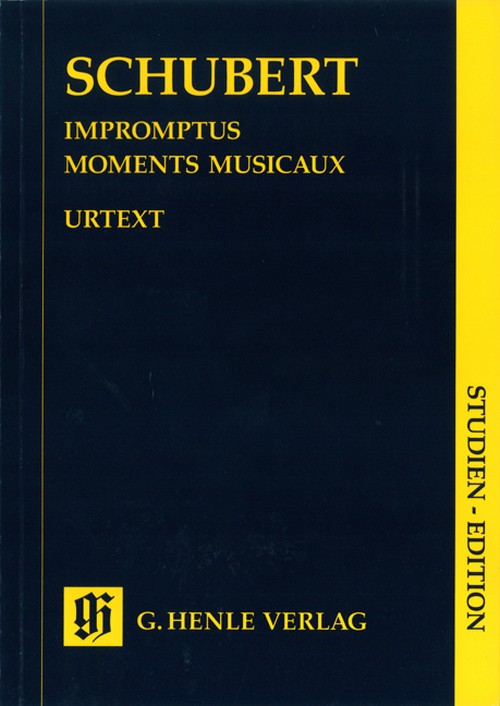 Impromptus and Moments Musicaux, study score = Impromptus und Moments musicaux, Studienpartitur