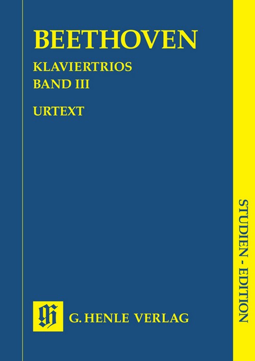 Piano Trios Band 3, study score = Klaviertrios Band 3, Studienpartitur. 9790201892009