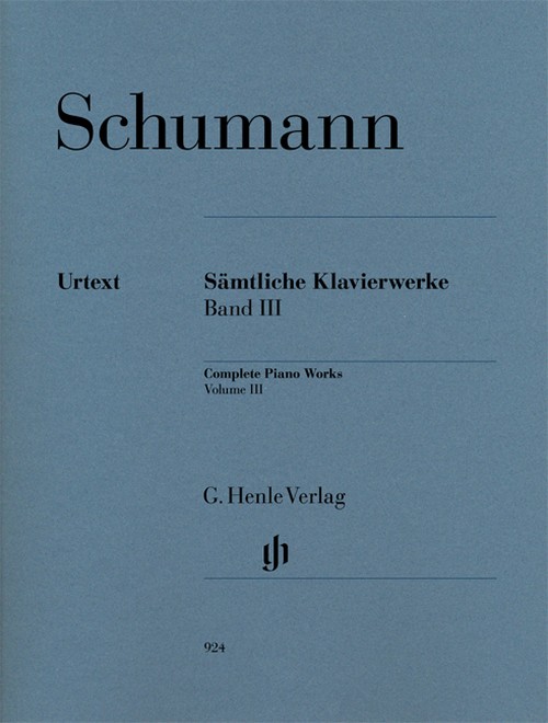 Complete Piano Works Volume III = Sämtliche Klavierwerke Band III. 9790201809243