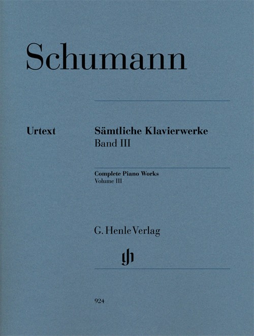 Complete Piano Works Volume III = Sämtliche Klavierwerke Band III