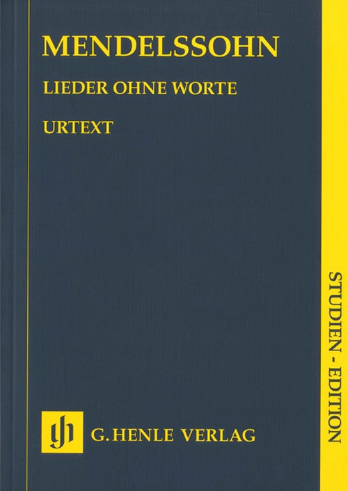 Songs without words, study score = Lieder ohne Worte, Studienpartitur