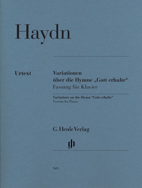 Variations on the Hymn Gott erhalte Hob. III:77, score = Variationen über Gott erhalte Hob. III:77, Partitur. 9790201809496