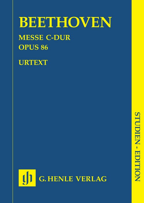 Mass C major op. 86, study score = Missa C-Dur op. 86, Studienpartitur. 9790201895482