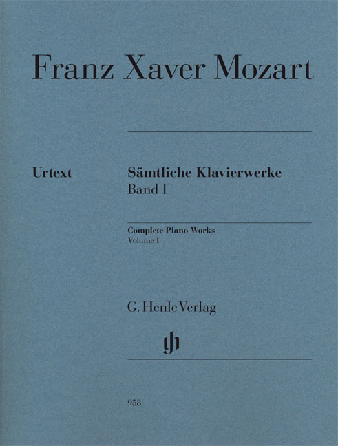 Complete Piano Works Volume I = Sämtliche Klavierwerke Band I