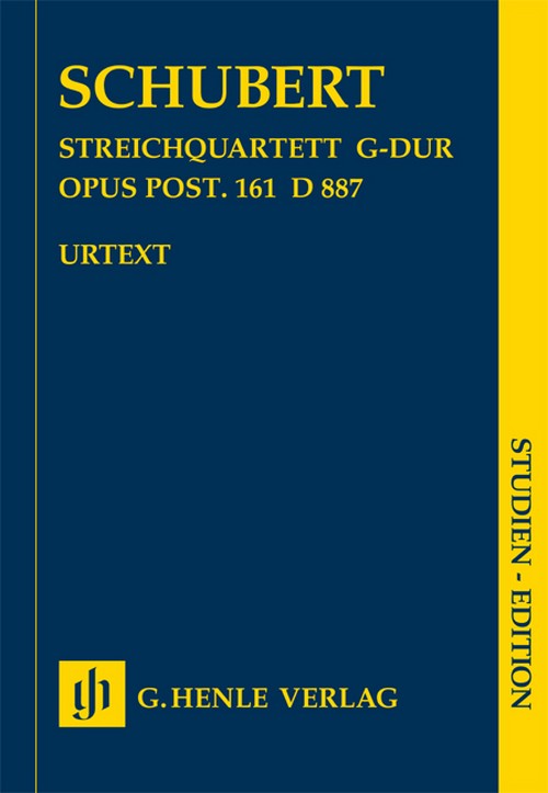 String Quartet G major op. post D887, study score = Streichquartett G-Dur op. post D887, Studienpartitur. 9790201898506