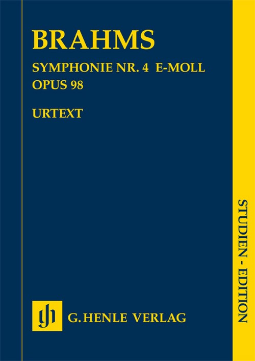 Symphony no. 4 op. 98, study score = Symphonie Nr. 4 op. 98, Studienpartitur