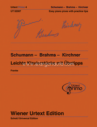 Easy Piano Pieces: Schumann - Brahms - Kirchner, Band 4. 9783850557504