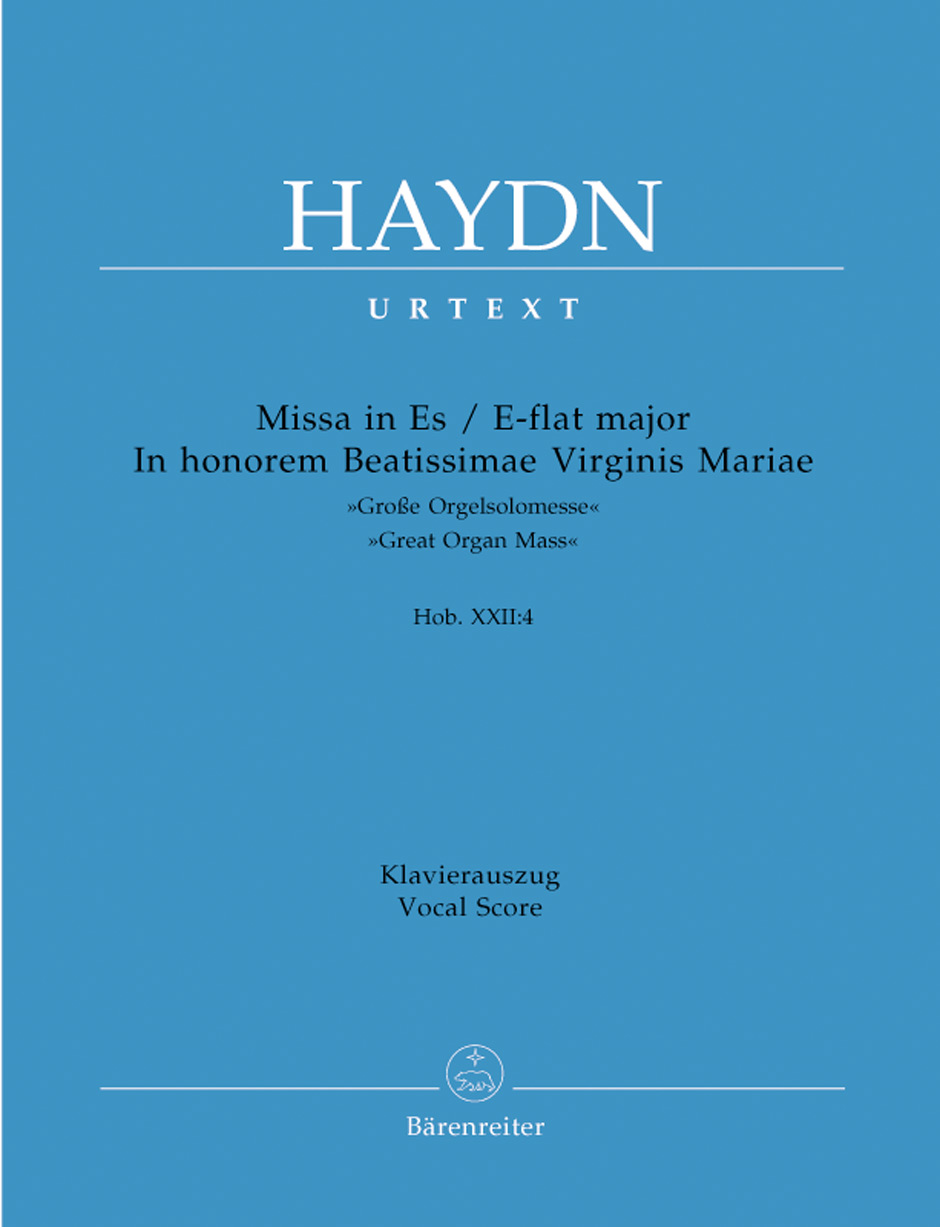 Missa in honorem Beatissimae Virginis Mariae Hob. XXII:4, Große Orgelsolomesse, vocal/piano score