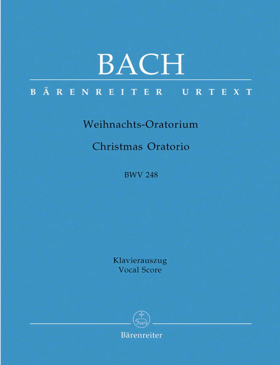 Christmas Oratorio BWV 248, Klavierauszug nach dem Urtext der Neuen Bach-Ausgabe, vocal/piano score = Weihnachts-Oratorium BWV 248, Klavierauszug nach dem Urtext der Neuen Bach-Ausgabe, Klavierauszug. 9790006461660