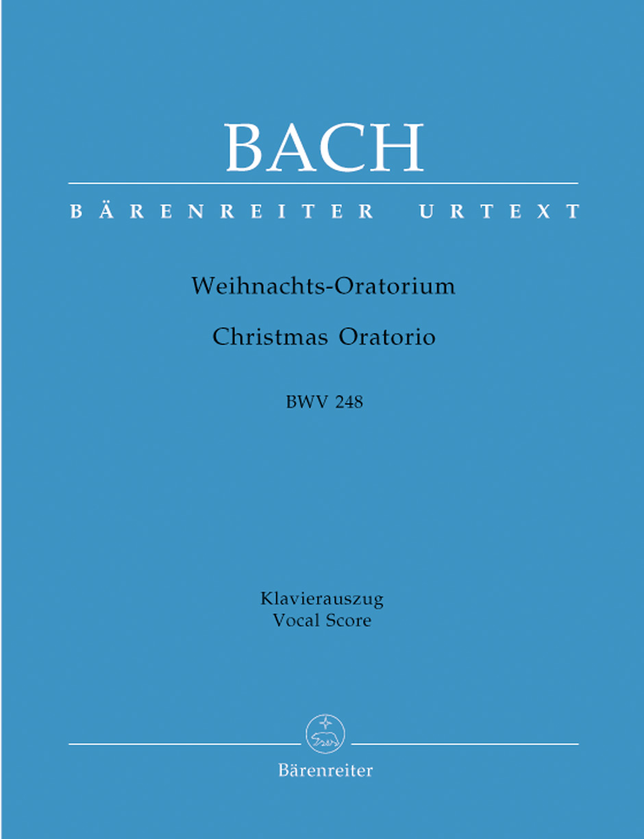 Christmas Oratorio BWV 248, Klavierauszug nach dem Urtext der Neuen Bach-Ausgabe, vocal/piano score = Weihnachts-Oratorium BWV 248, Klavierauszug nach dem Urtext der Neuen Bach-Ausgabe, Klavierauszug