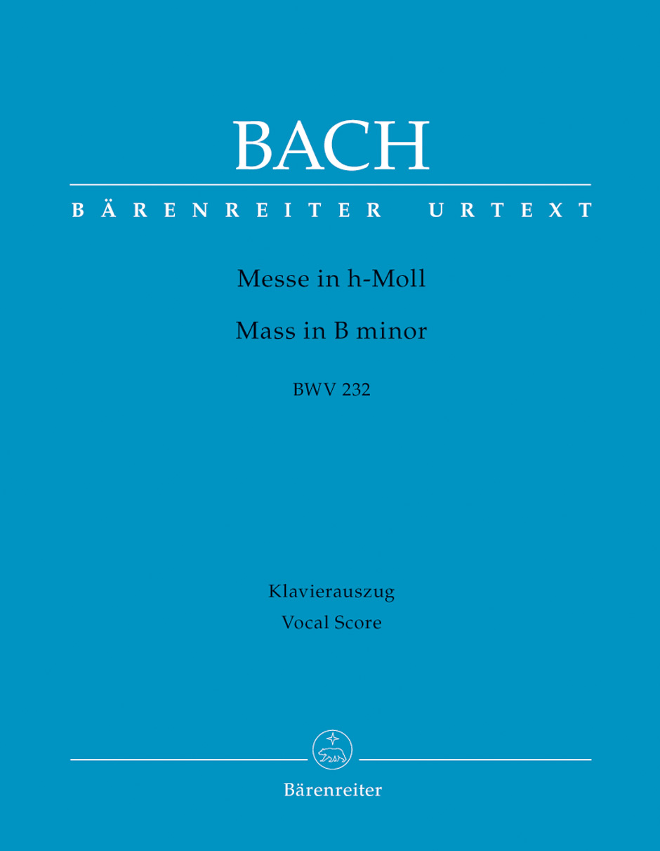 Messe h-Moll BWV 232, Messe für Solostimmen, Chor und Orchester, vocal/piano score