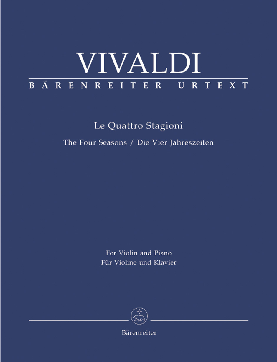 Le Quattro Stagioni - Die Vier Jahreszeiten op. 8/1-4, Violin and piano score