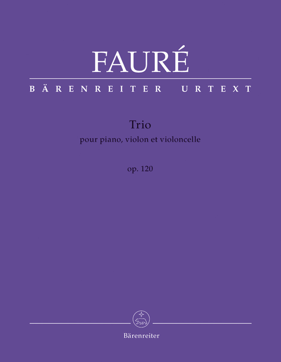 Trio pour piano, violon et violoncelle / Trio für Klavier, Violine und Violoncello op. 120, score and parts