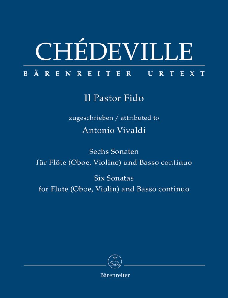 Il Pastor Fido, Six Sonatas for Musette, Hurdy gurdy, Flute, Oboe or Violin and Basso continuo, score and parts. 67211