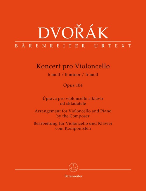 Concerto op. 104, Arrangement for Violoncello and Piano by the Composer, piano reduction with solo part = Konzert op. 104, Bearbeitung für Violoncello und Klavier vom Komponisten, Klavierauszug mit So