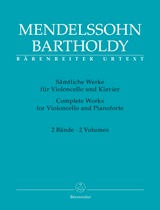 Complete Works for Violoncello and Pianoforte 1&2 Band 1 und 2, score and part = Sämtliche Werke für Violoncello und Klavier 1&2 Band 1 und 2, Partitur und Stimme. 67245