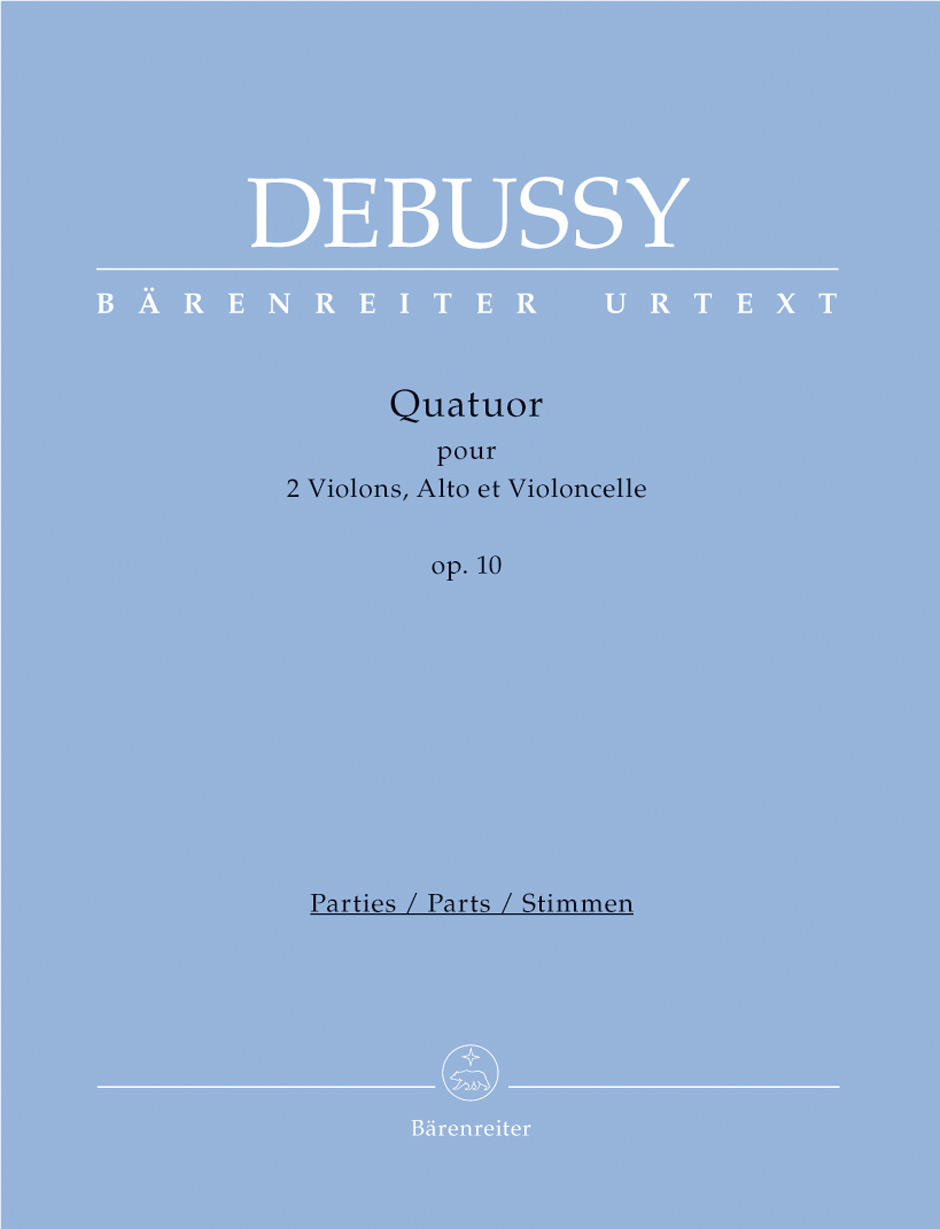 Quatuor pour 2 Violons, alto et Violoncelle op. 10, set of parts