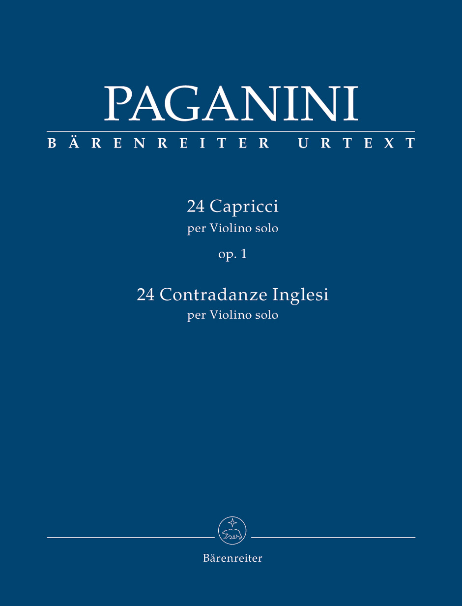 24 Capricci op. 1 / 24 Contradanze Inglesi, performance book