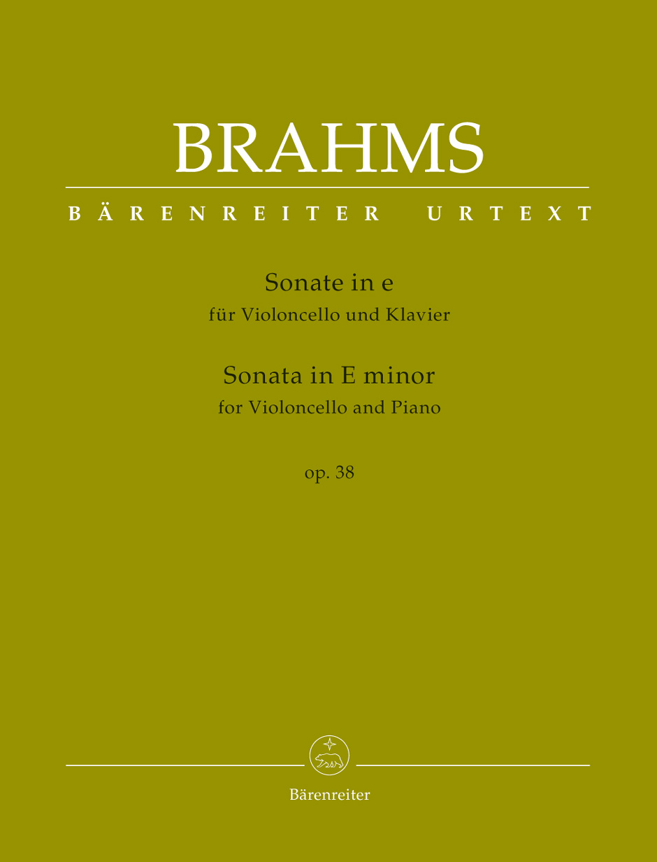 Sonata op. 38, score and part = Sonate op. 38, Partitur und Stimme. 9790006544295