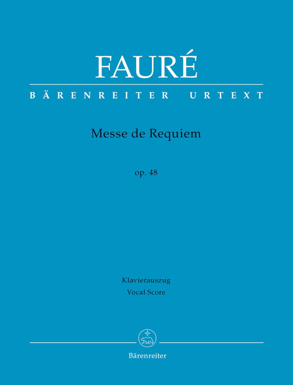 Messe de Requiem op. 48. Vocal score. 9790006540099