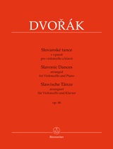 Slavonic Dances op. 46, score and part = Slawische Tänze op. 46, Partitur und Stimme