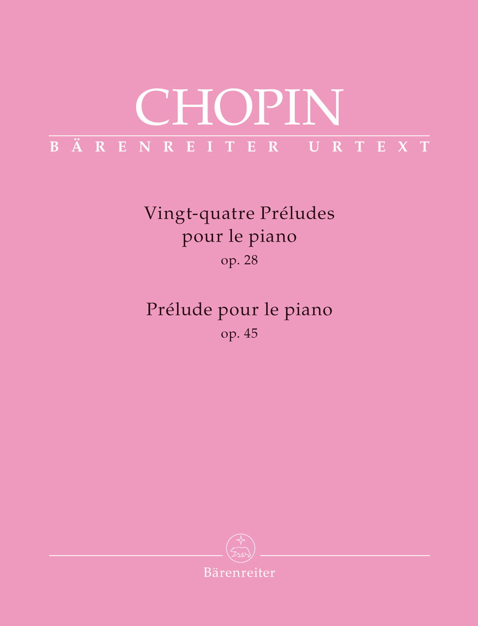 Vingt-quatre Préludes op. 28 / Prélude op. 45, performance book