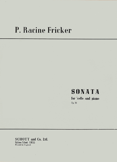 Sonata op. 28, cello and piano