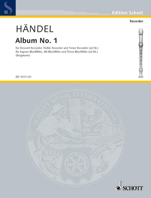 Album No. 1, 2-3 recorders (SA/T); piano ad lib., performance score