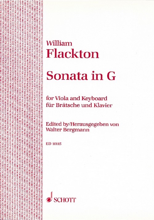 Sonata in G Major op. 2/6, viola and piano (harpsichord)