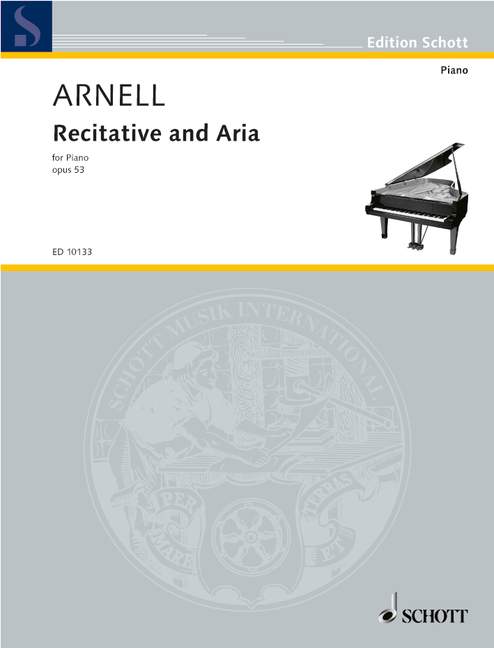 Recitative and Aria op. 53, piano