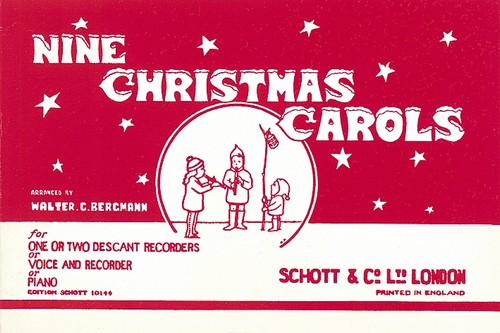 Nine Christmas Carols, 1-2 soprano recorders or voice and recorder, piano ad lib., score for voice and/or instruments