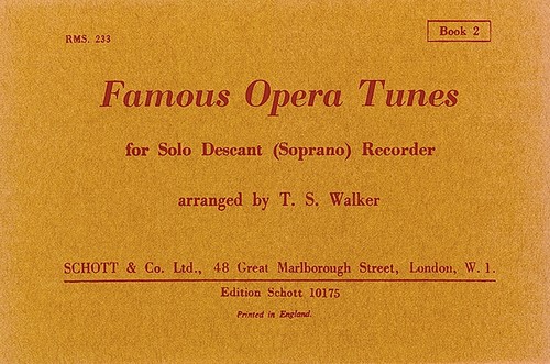 Famous Opera Tunes Vol. 2, descant recorder
