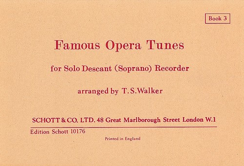 Famous Opera Tunes Vol. 3, descant recorder