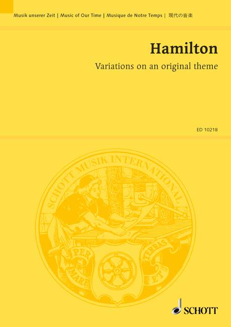 Variations on an original theme op. 1, for string orchestra, string orchestra, study score