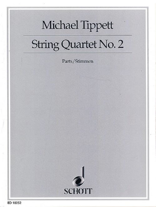 String Quartet No. 2 in F# minor, string quartet, set of parts. 9790220101762