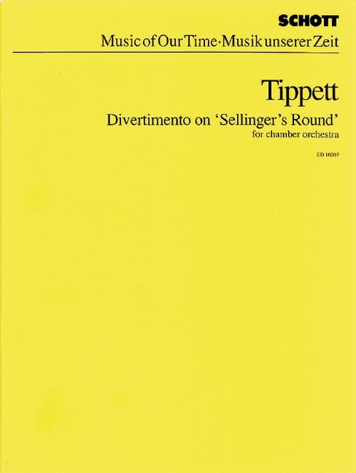 Divertimento on 'Sellinger's Round', for chamber orchestra, chamber orchestra, study score. 9790220102011