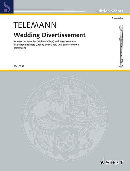 Wedding Divertissement, descant recorder (oboe, violin) and piano