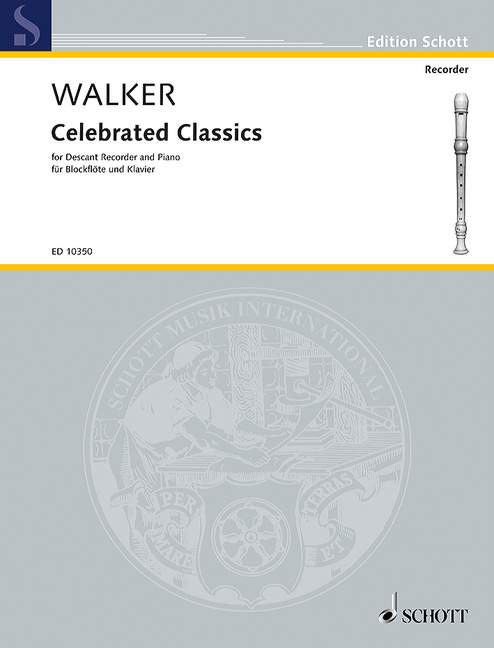 Celebrated Classics, descant recorder and piano