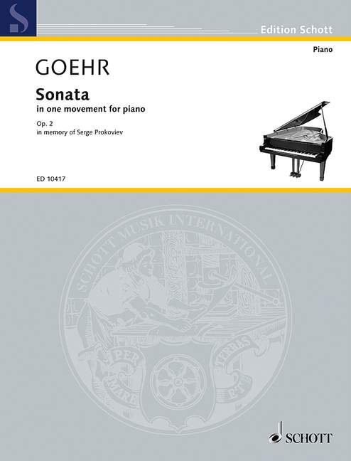 Sonata op. 2, for piano. 9790220102462