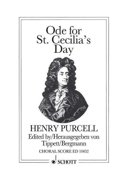 Ode for St. Cecilia's Day 1692, mixed choir (SATB), soloists (SAATBB) and orchestra, choral score. 9790220102608