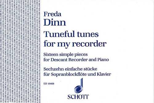 Tuneful Tunes for My Recorder, 16 easy pieces, descant recorder and piano