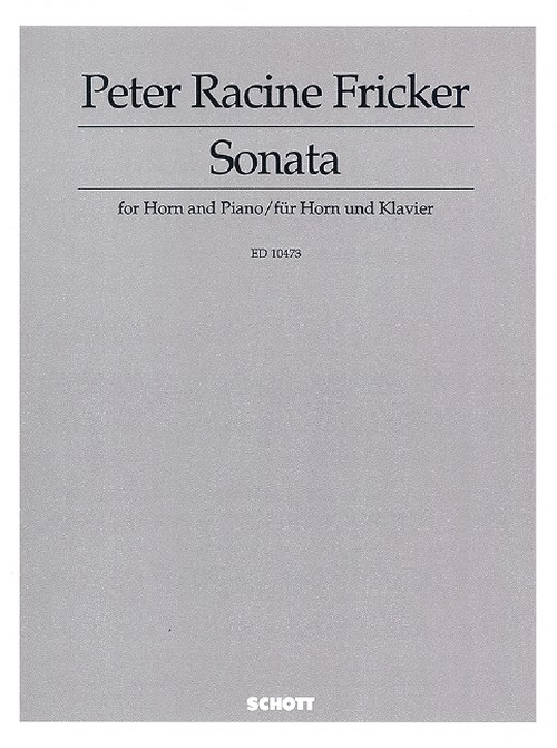 Sonata for Horn and Piano op. 24, horn and piano. 9790220120114