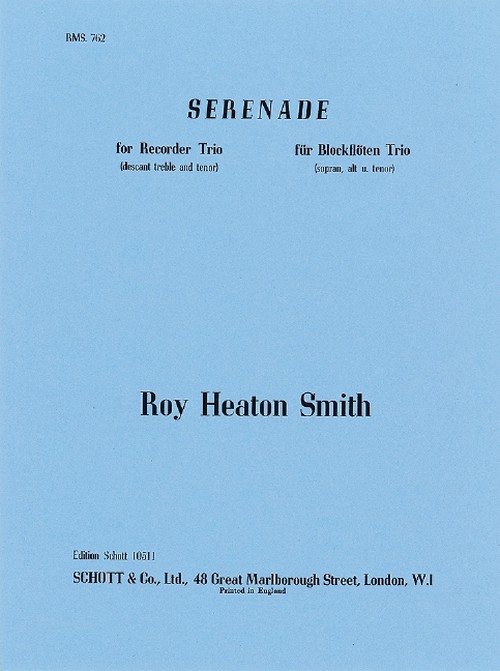 Serenade op. 35, 3 recorders (SAT), performance score