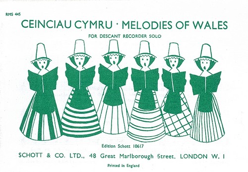 Melodies of Wales, descant recorder. 9790220103384