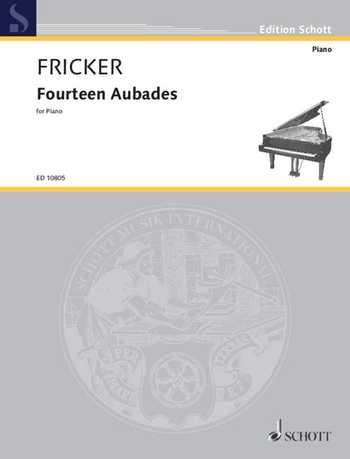 Fourteen Aubades, piano. 9790220105128